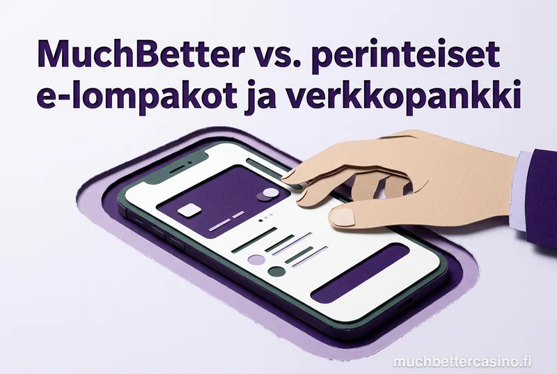MuchBetter vs. perinteiset e-lompakot ja verkkopankki